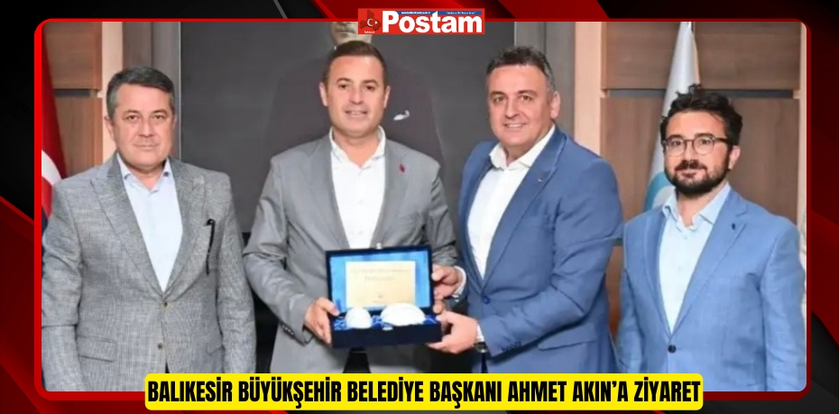 Bandırma Ticaret Odası’ndan Balıkesir Büyükşehir Belediye Başkanı Ahmet Akın’a Ziyaret  