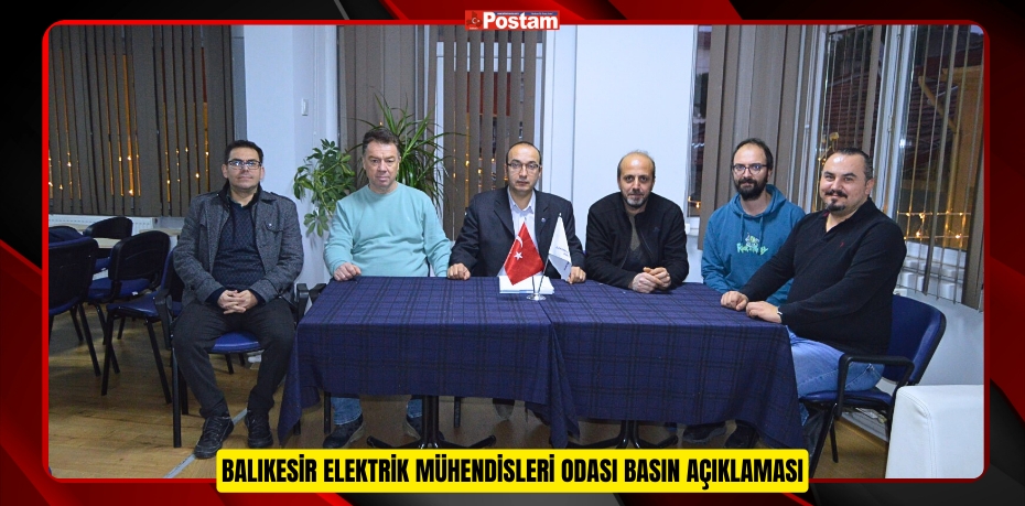 Balıkesir Elektrik Mühendisleri Odası Basın açıklaması