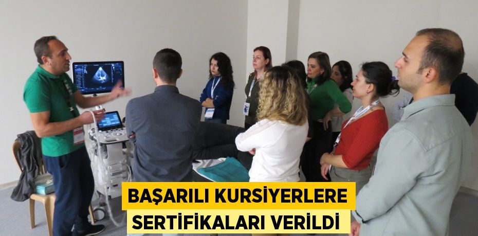 Başarılı kursiyerlere sertifikaları verildi