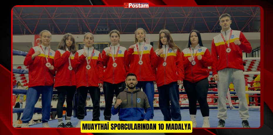 Muaythai sporcularından 10 madalya