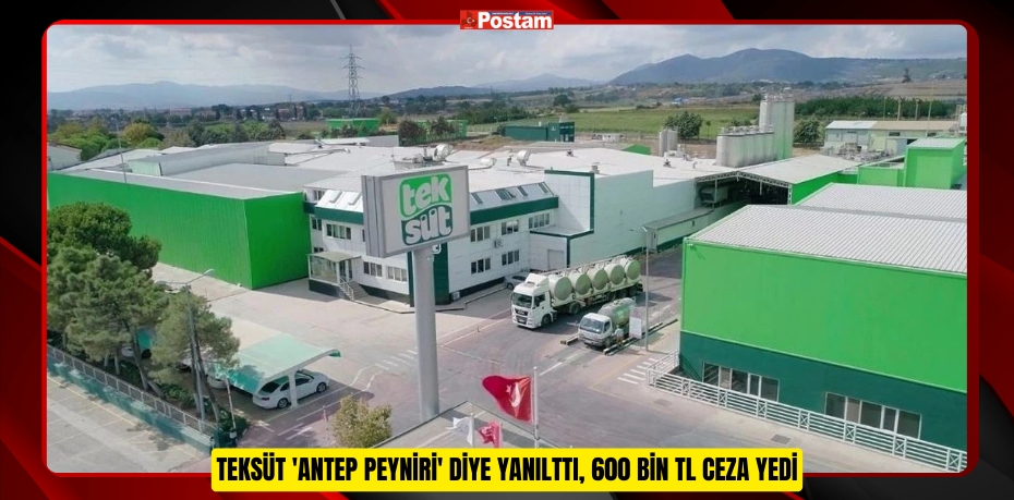 Teksüt 'Antep Peyniri' diye yanılttı, 600 bin TL ceza yedi