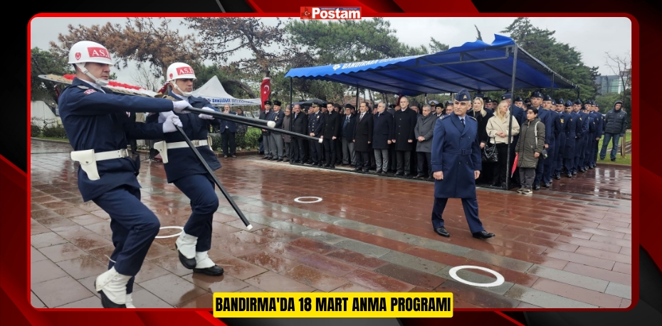 Bandırma'da 18 Mart anma programı