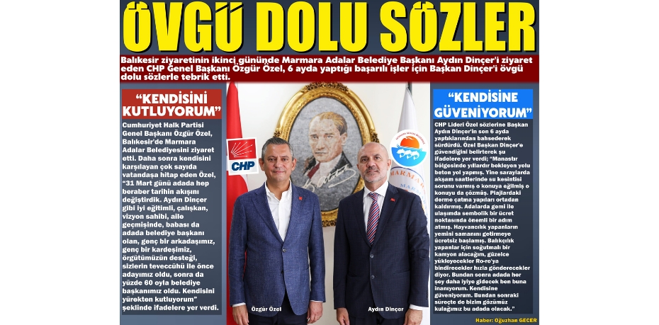 ÖVGÜ DOLU SÖZLER