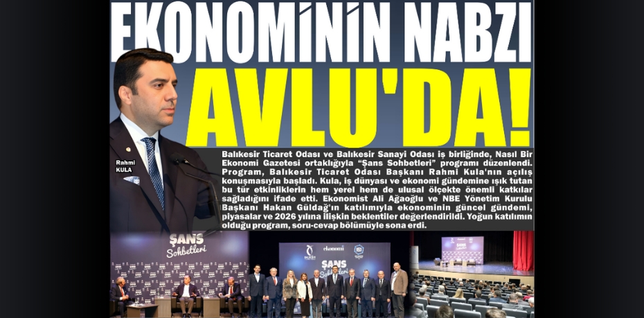 EKONOMİNİN NABZI AVLU’DA!