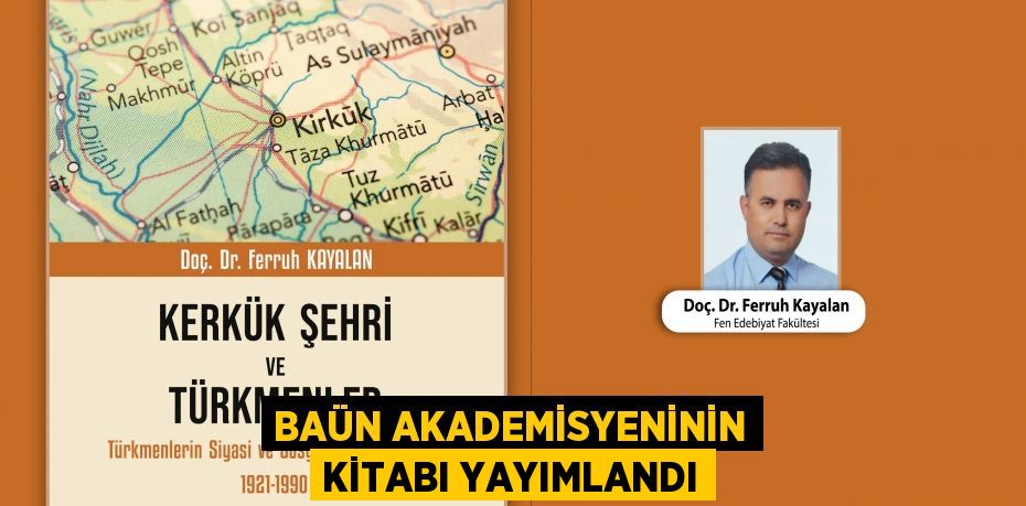 BAÜN Akademisyeninin Kitabı Yayımlandı