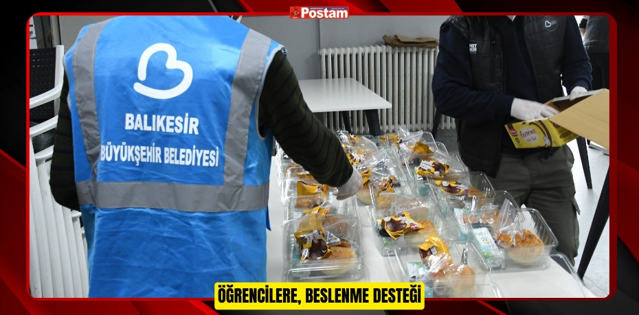 ÖĞRENCİLERE, BESLENME DESTEĞİ