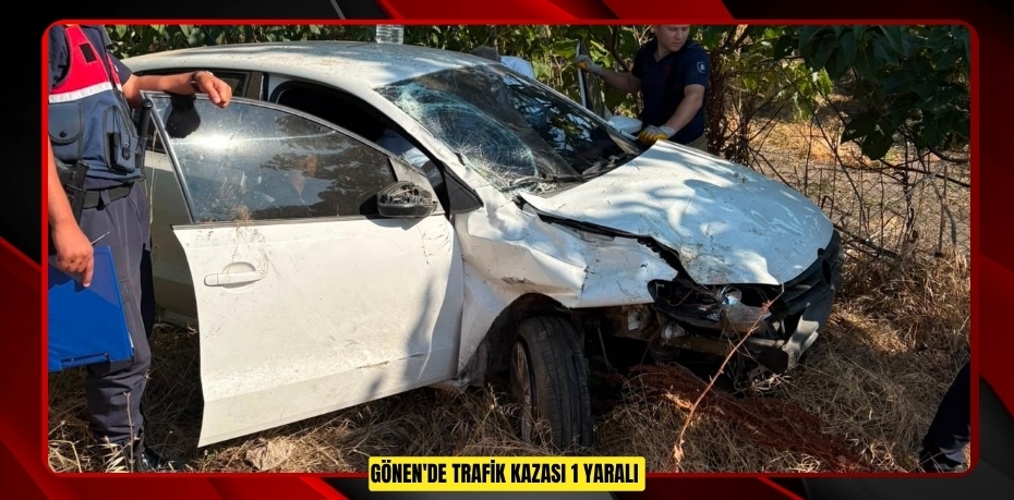 Gönen'de trafik kazası: 1 yaralı  