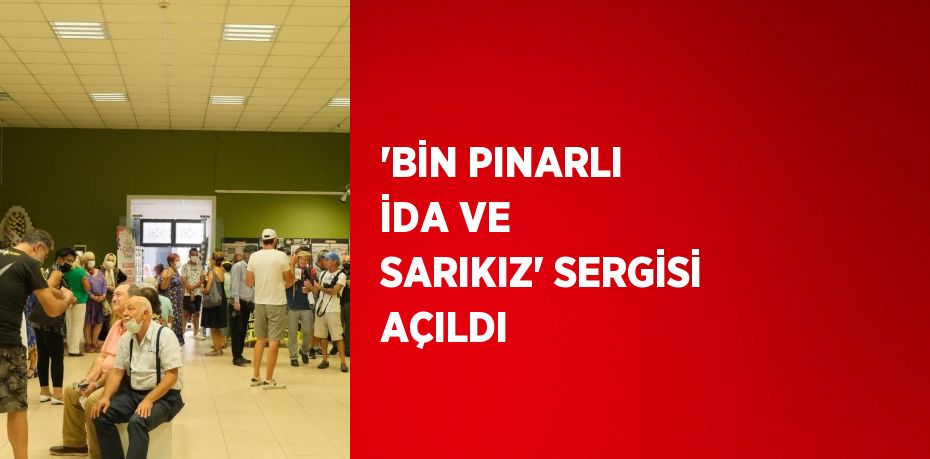 'BİN PINARLI İDA VE SARIKIZ' SERGİSİ AÇILDI