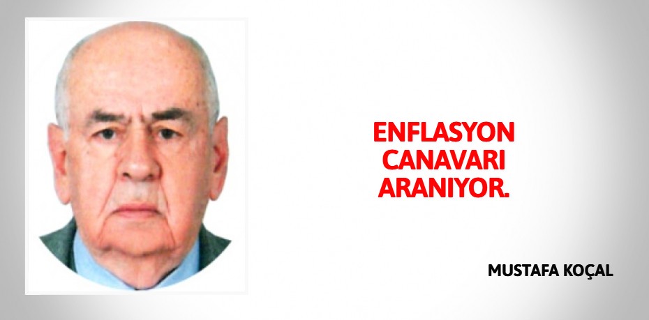 ENFLASYON CANAVARI ARANIYOR.