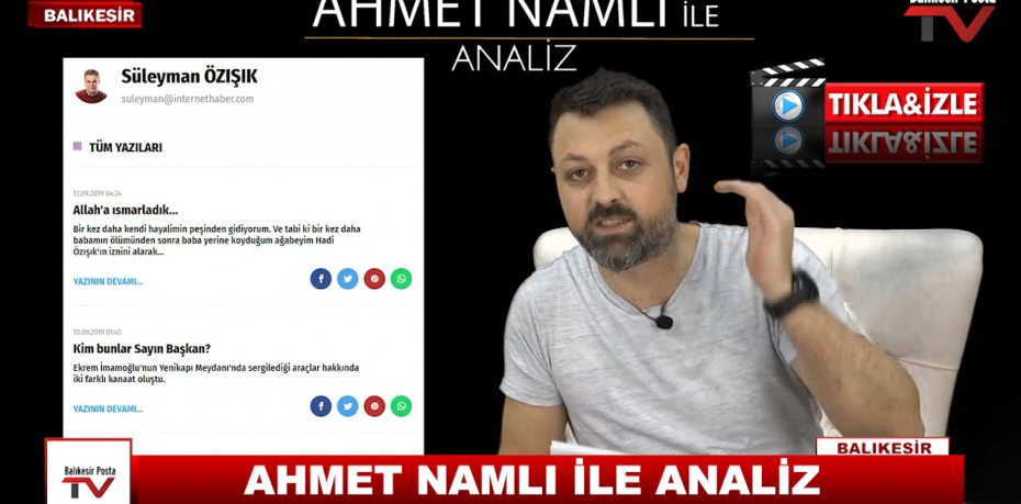 AHMET NAMLI İLE ANALİZ 9