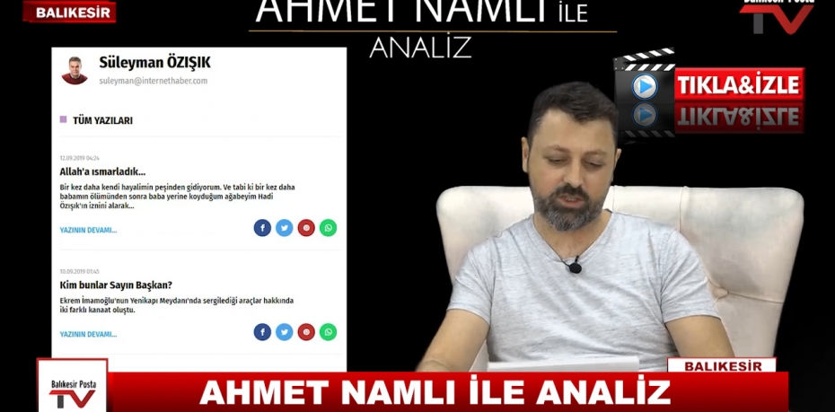 AHMET NAMLI İLE ANALİZ 8