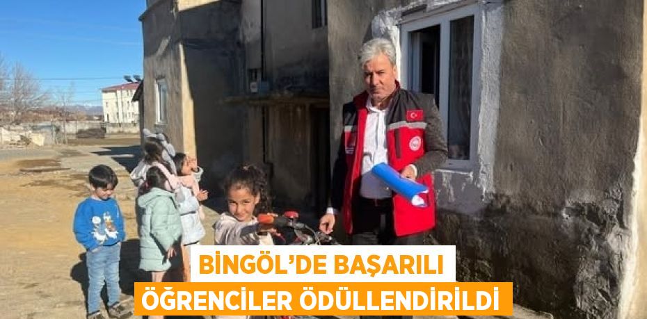 BİNGÖL’DE BAŞARILI ÖĞRENCİLER ÖDÜLLENDİRİLDİ