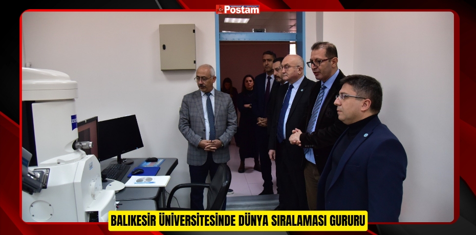 Balıkesir Üniversitesinde dünya sıralaması gururu