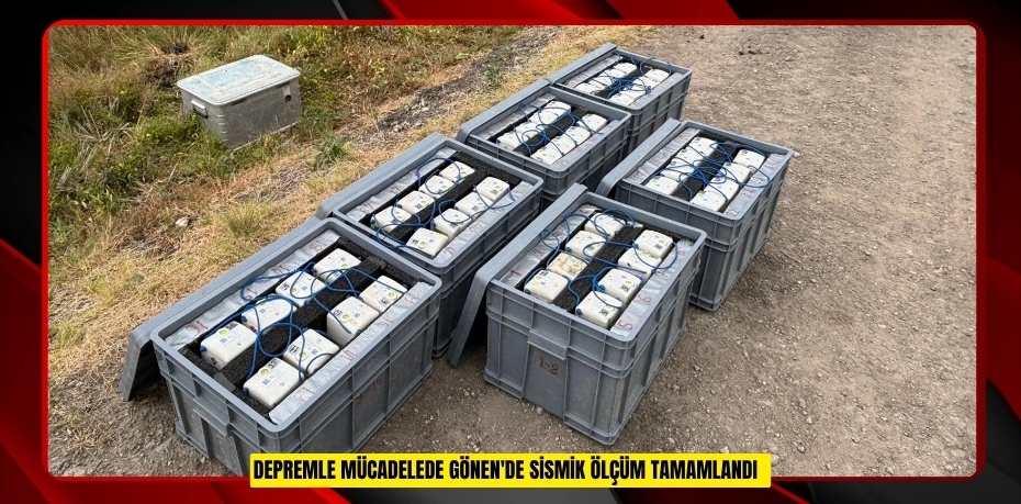 Depremle mücadelede Gönen'de sismik ölçüm tamamlandı  