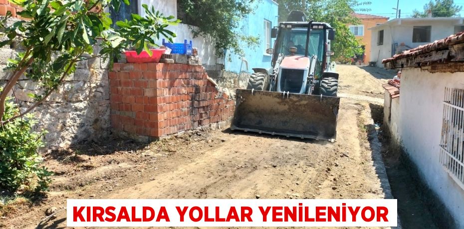 Kırsalda yollar yenileniyor