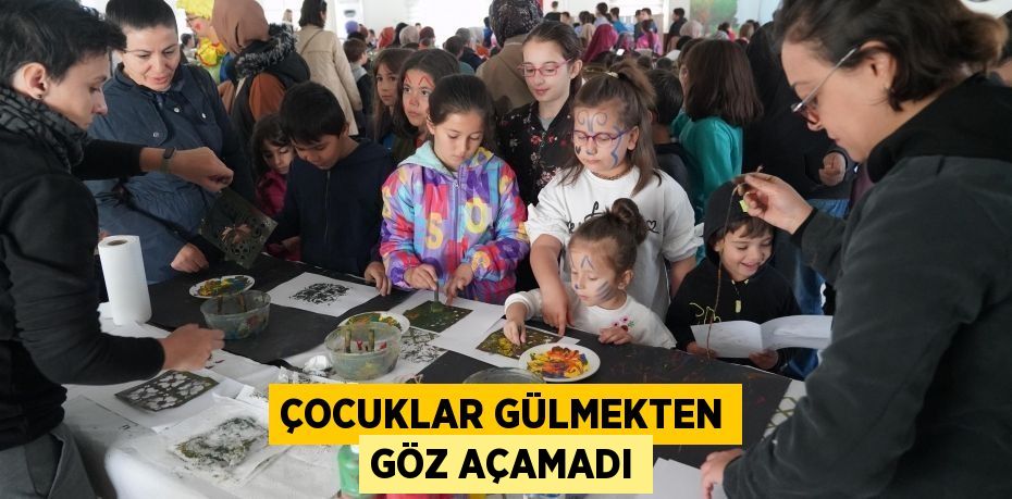 Çocuklar gülmekten göz açamadı