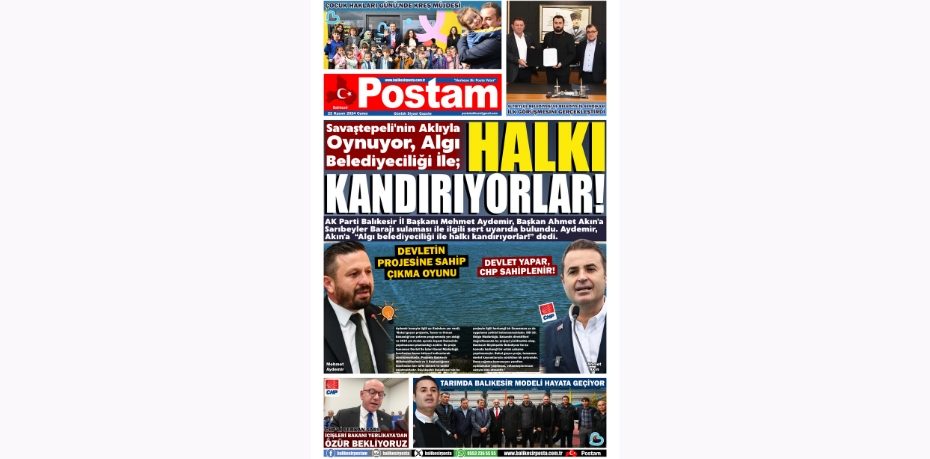 HALKI KANDIRIYORLAR!