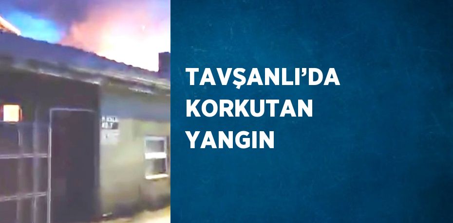 TAVŞANLI’DA KORKUTAN YANGIN