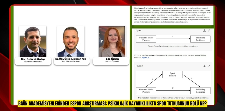BAÜN AKADEMİSYENLERİNDEN ESPOR ARAŞTIRMASI: PSİKOLOJİK DAYANIKLILIKTA SPOR TUTKUSUNUN ROLÜ NE?