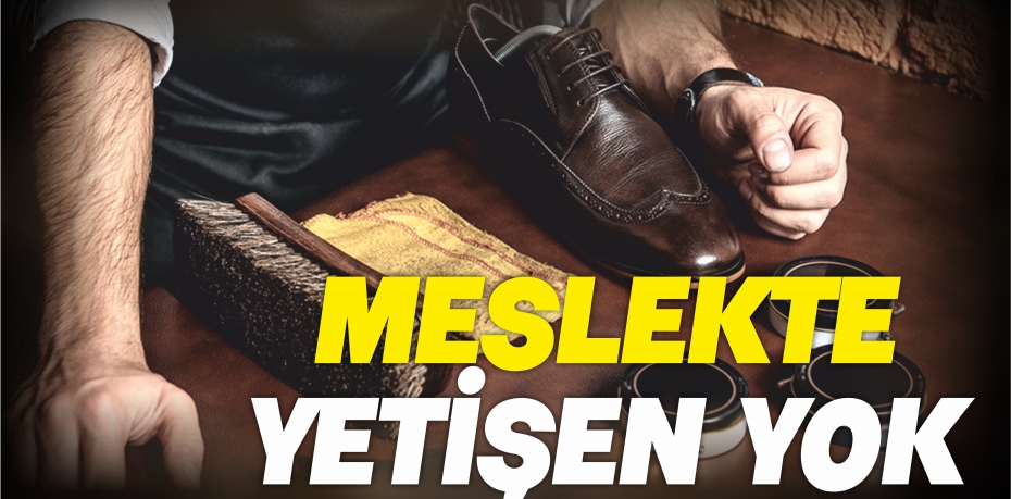 MESLEKTE YETİŞEN YOK