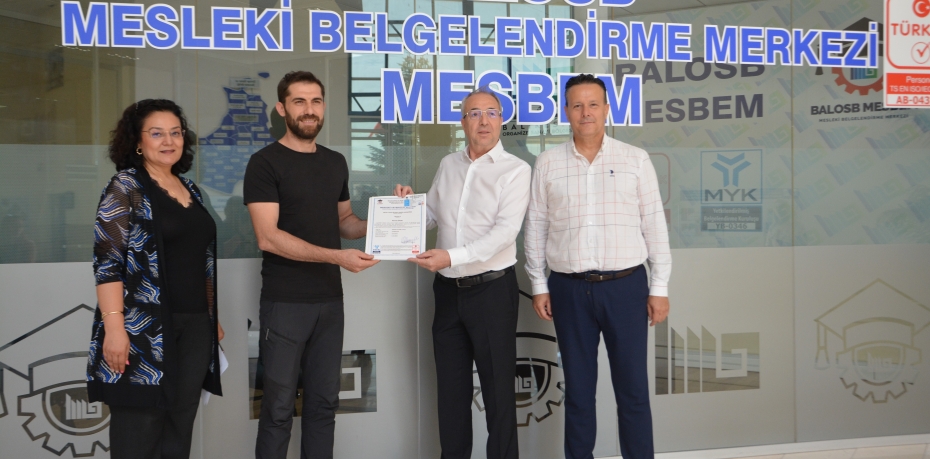 Balıkesir OSB, mesleki yeterlilikte bir ilke imza attı