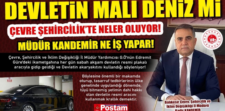 DEVLETİN MALI DENİZ Mİ?