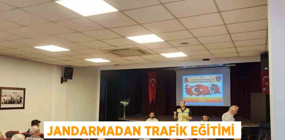 JANDARMADAN TRAFİK EĞİTİMİ