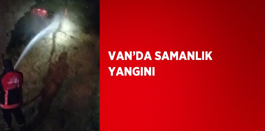 VAN’DA SAMANLIK YANGINI