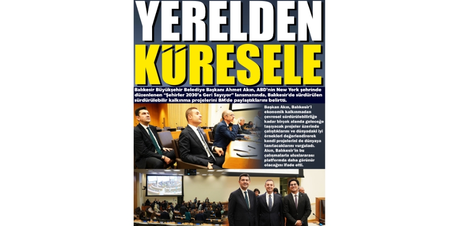 YERELDEN KÜRESELE