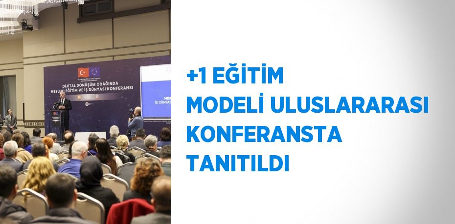 +1 EĞİTİM MODELİ ULUSLARARASI KONFERANSTA TANITILDI