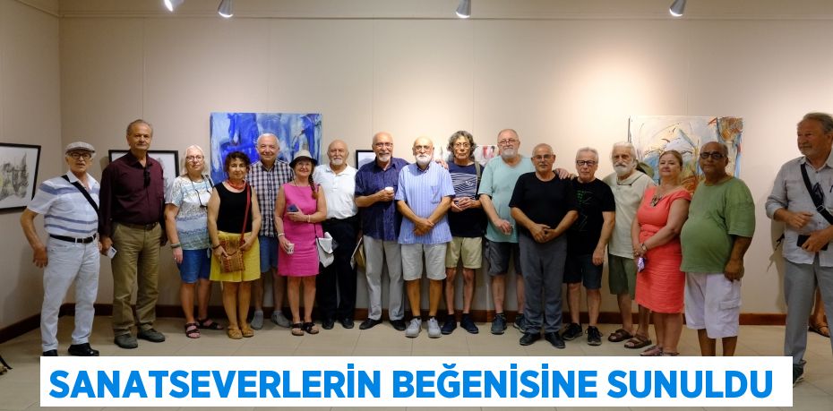 SANATSEVERLERİN BEĞENİSİNE SUNULDU