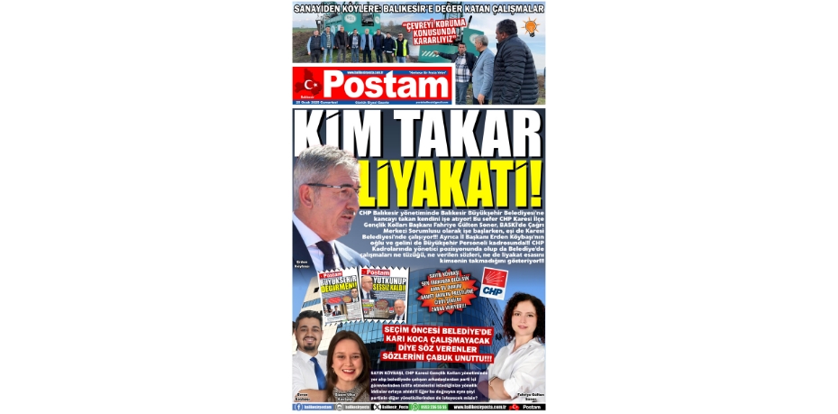 KİM TAKAR LİYAKATİ!