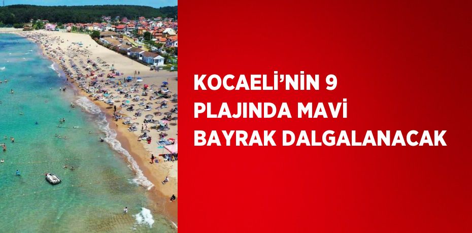 KOCAELİ’NİN 9 PLAJINDA MAVİ BAYRAK DALGALANACAK