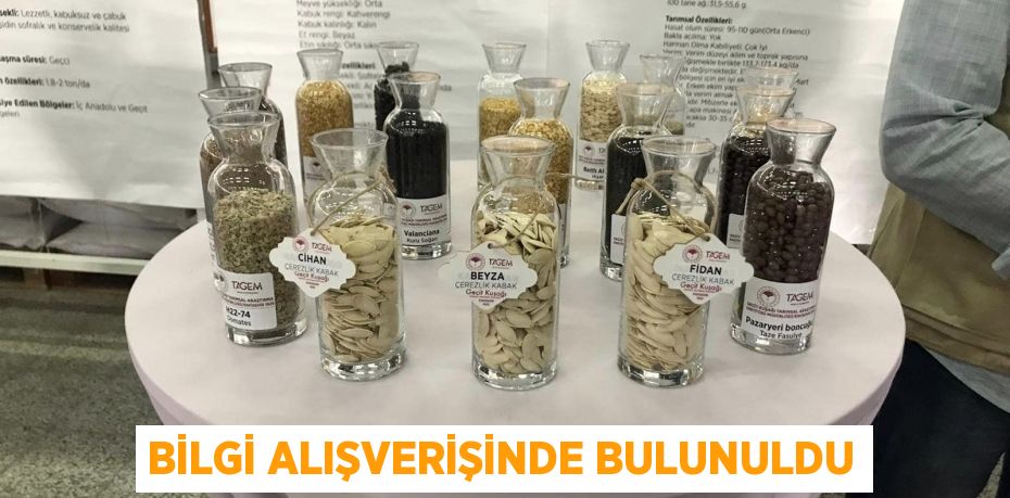 Bilgi alışverişinde bulunuldu