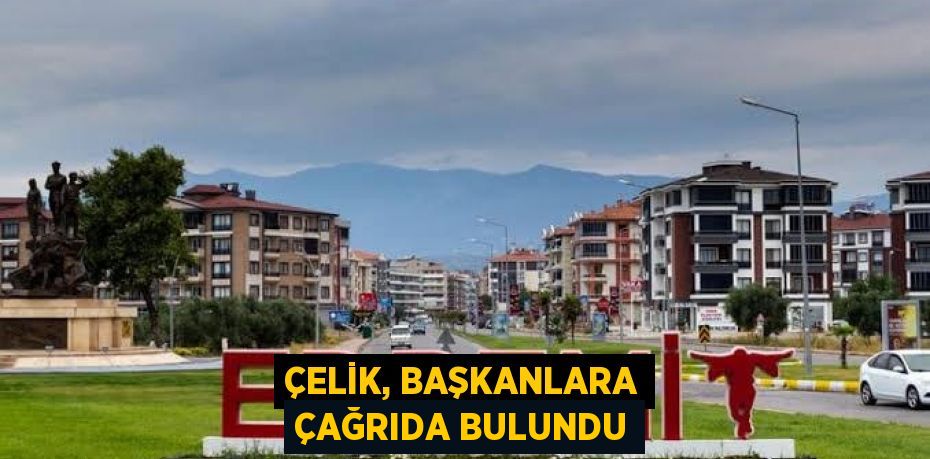 Çelik, Başkanlara çağrıda bulundu