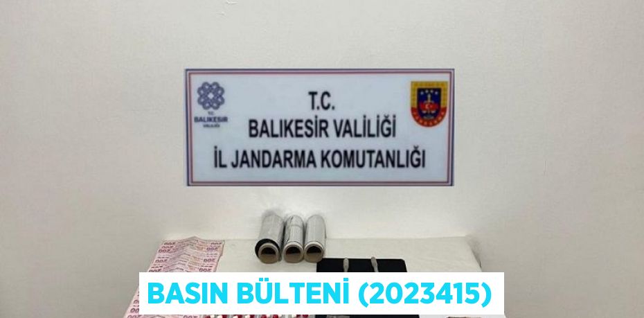 Basın Bülteni (2023415)