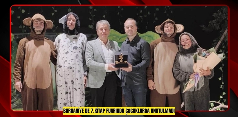 Burhaniye de 7.Kitap Fuarında çocuklarda unutulmadı  