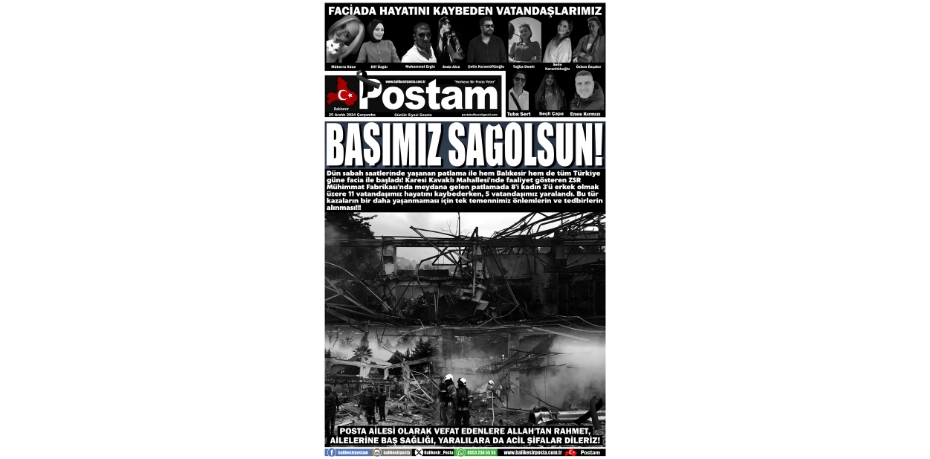 BAŞIMIZ SAĞOLSUN!