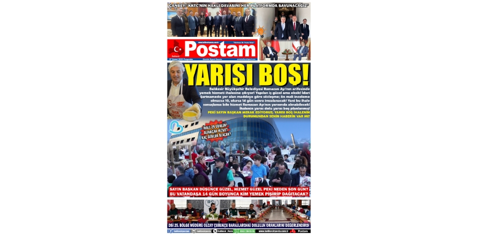 YARISI BOŞ!