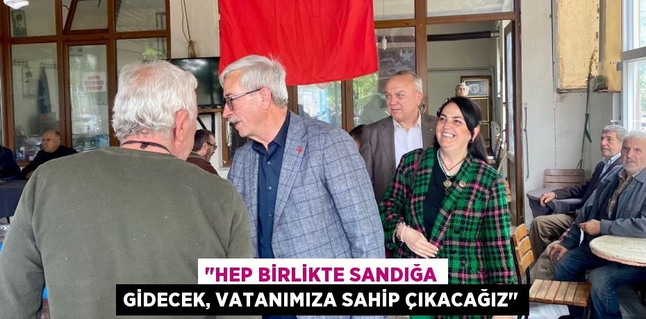 "Hep birlikte sandığa gidecek, vatanımıza sahip çıkacağız"