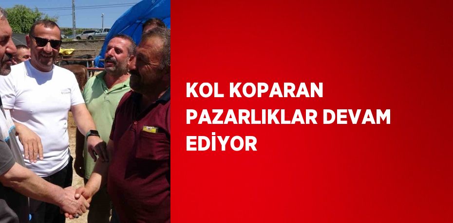 KOL KOPARAN PAZARLIKLAR DEVAM EDİYOR