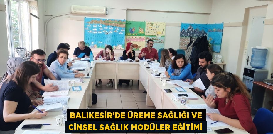 Balıkesir'de Üreme Sağlığı ve Cinsel Sağlık Modüler Eğitimi