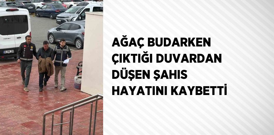 AĞAÇ BUDARKEN ÇIKTIĞI DUVARDAN DÜŞEN ŞAHIS HAYATINI KAYBETTİ