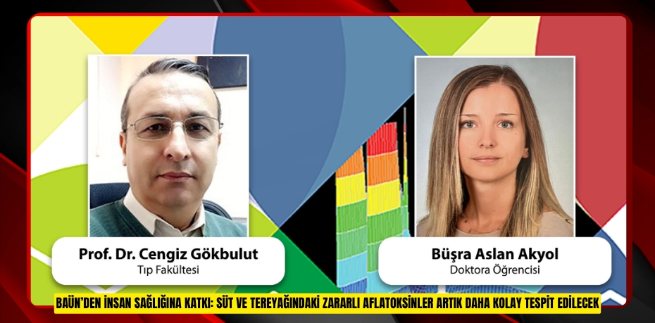BAÜN’DEN İNSAN SAĞLIĞINA KATKI: SÜT VE TEREYAĞINDAKİ ZARARLI AFLATOKSİNLER ARTIK DAHA KOLAY TESPİT EDİLECEK