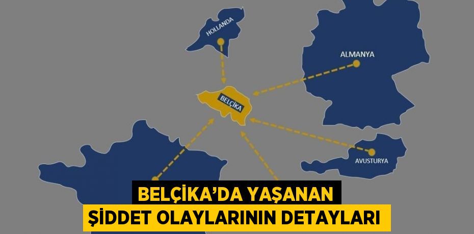 BELÇİKA’DA YAŞANAN ŞİDDET OLAYLARININ DETAYLARI