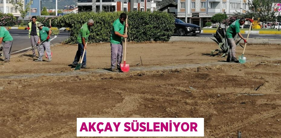 Akçay süsleniyor