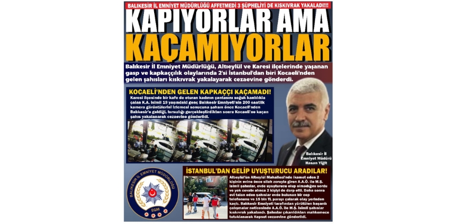 KAPIYORLAR AMA KAÇAMIYORLAR