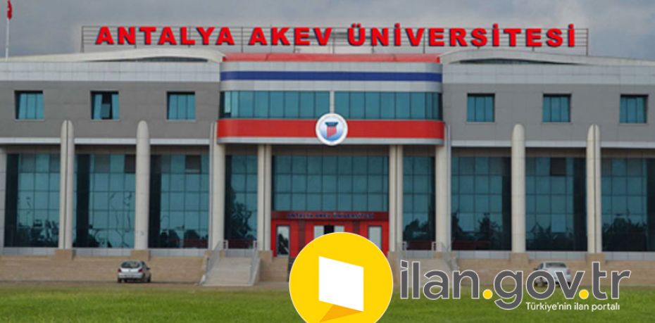 Antalya AKEV Üniversitesi 23 Akademik Personel Alacak