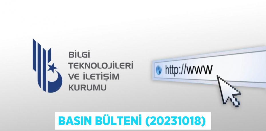 Basın Bülteni (20231018)