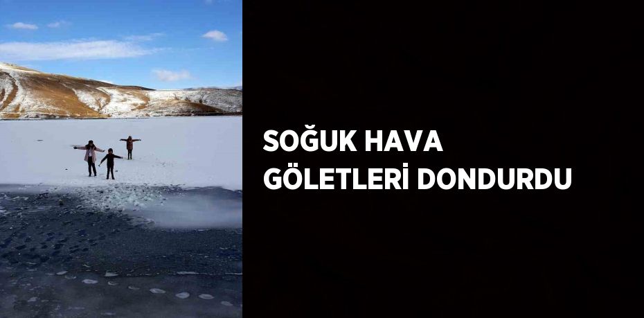 SOĞUK HAVA GÖLETLERİ DONDURDU